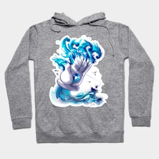 Blue cartoon hands modern and unique 6 Hoodie